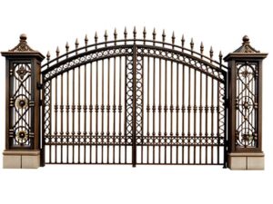 Wrought Iron Gate And Fence